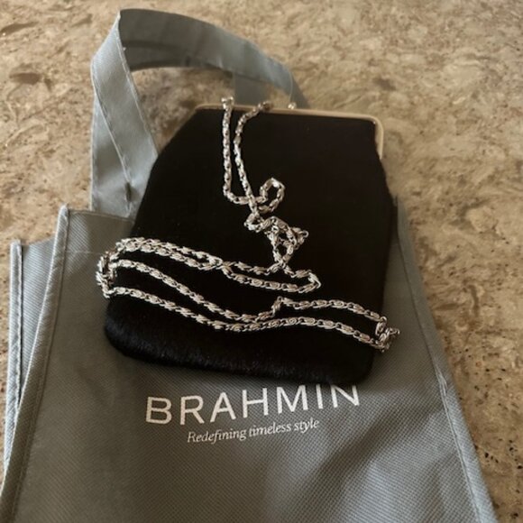 NWT - Brahmin Cow Hair Cross Body Bag - Picture 5 of 15